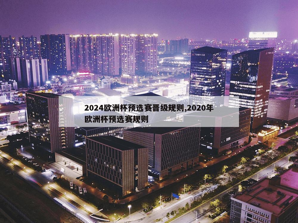 2024欧洲杯预选赛晋级规则,2020年欧洲杯预选赛规则