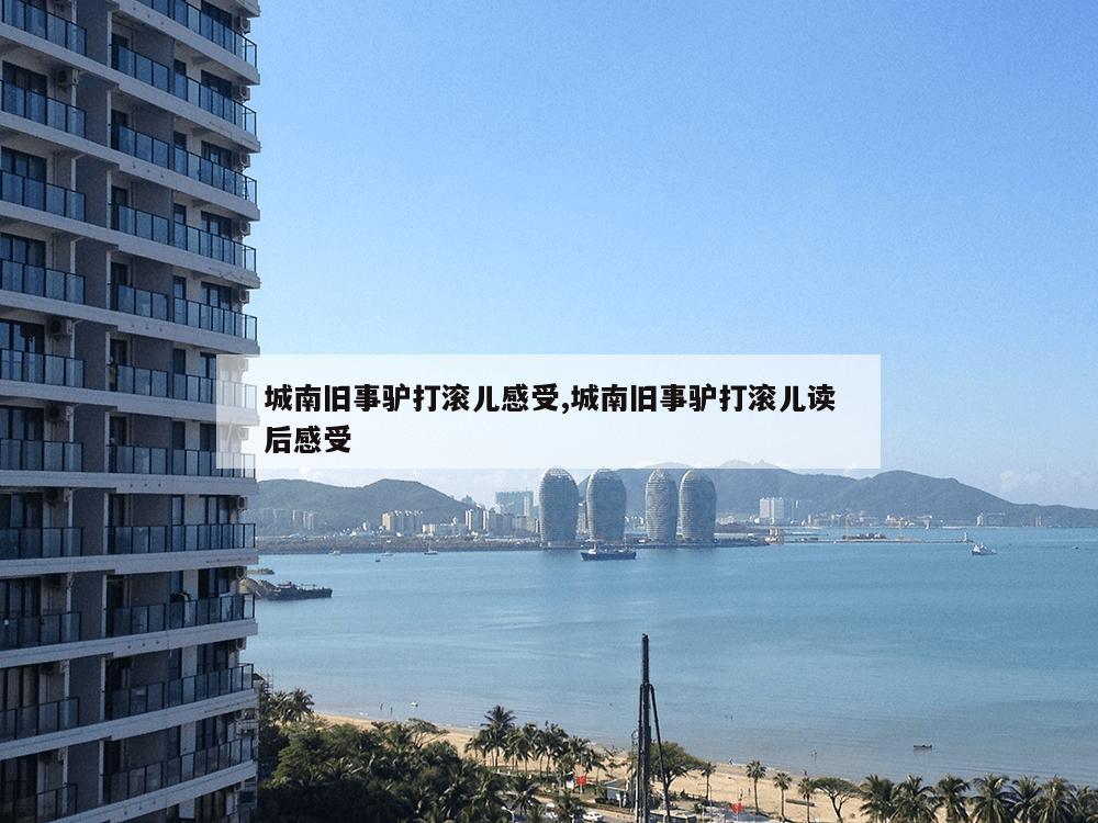 城南旧事驴打滚儿感受,城南旧事驴打滚儿读后感受